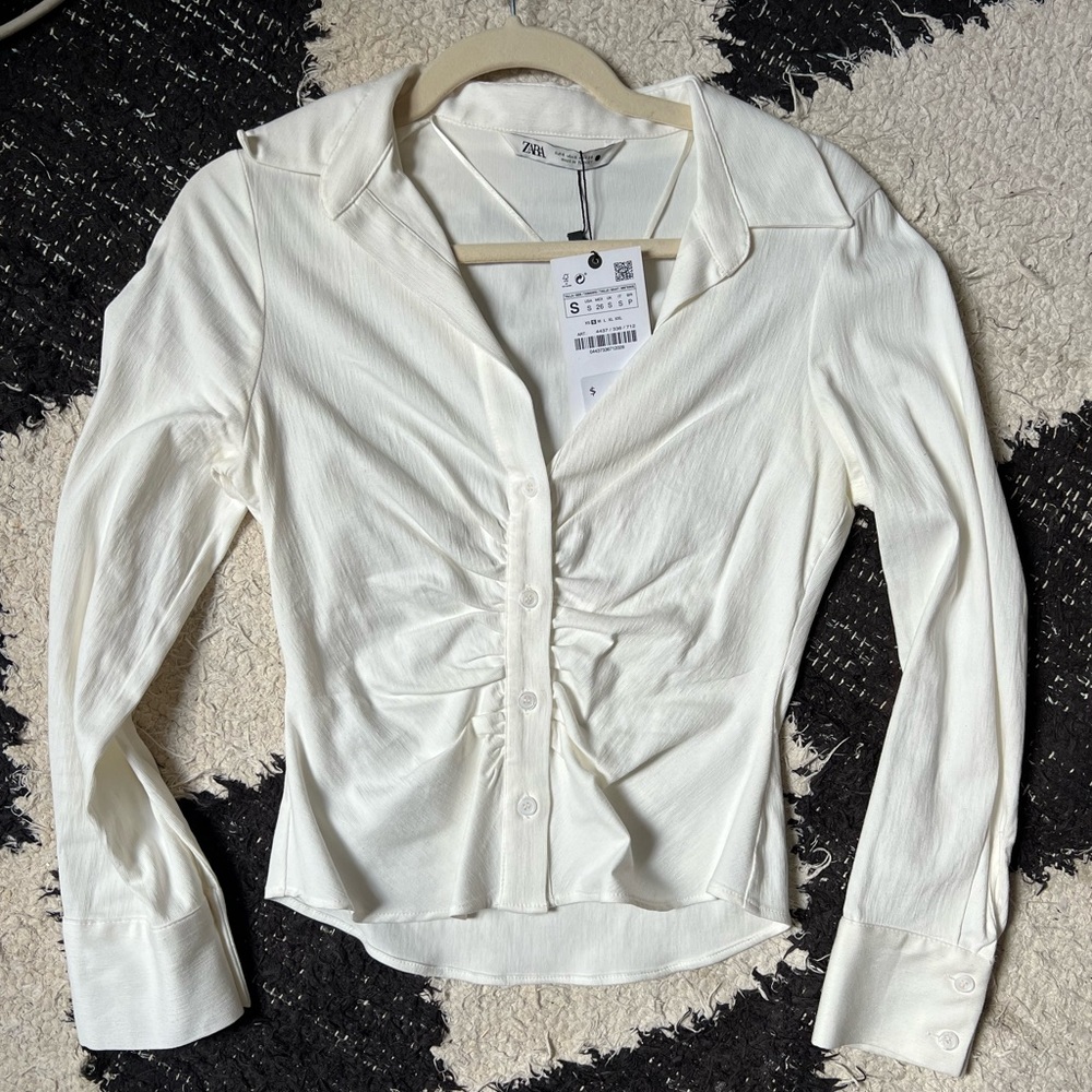 NWT Zara Button Up